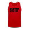 Men’s Give Up Tank - red