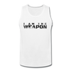 Men’s Weapon Tank - white