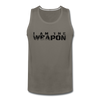 Men’s Weapon Tank - asphalt gray