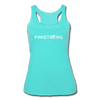 Her Logo Tank - turquoise