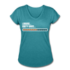 Her Booty Gains T-Shirt - heather turquoise