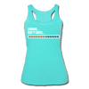 Her Booty Gains Tank - turquoise