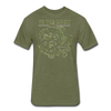 The Moon Men's T-Shirt - heather military green